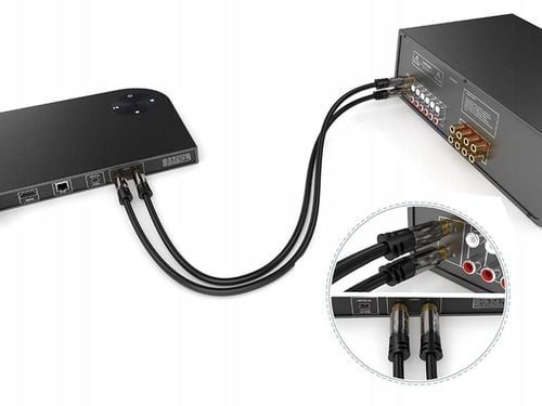 KABEL 2RCA - 2RCA CINCH HQ STEREO OFC NAKAMICHI 1m na Arena.pl