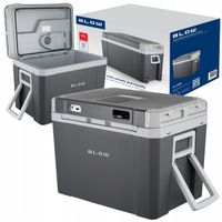 LODÓWKA TURYSTYCZNA PRZENOŚNA SAMOCHODOWA 12V 230V NA KÓŁKACH UCHWYT 37L