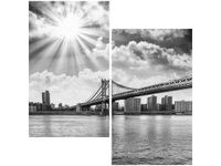 60X60CM BROOKLYN NOWY JORK DWU OBRAZ ŚCIAN