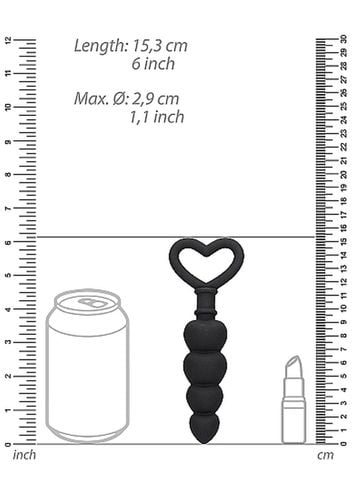 anal love beads - black na Arena.pl