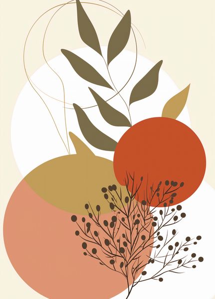 Plakat 39,5x55cm Impresja Jesieni zdjęcie 1