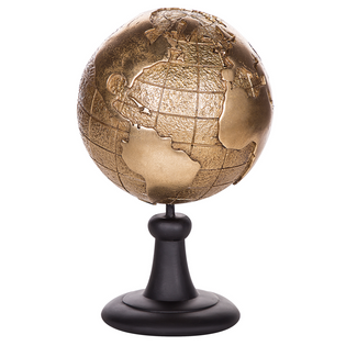 Figurka Globus Złota Earth
