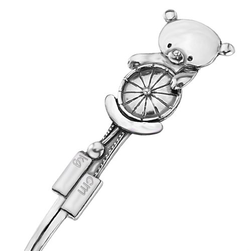 Srebrna łyżeczka 925 MIŚ PREZENT na Chrzest Pamiątka chrztu + GRAWER na Arena.pl