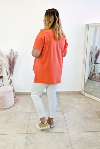 Koszulka Laserowo Cięta Pomarańczowa UNI na Arena.pl