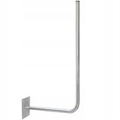 UCHWYT MASZT ANTENOWY SATELITARNEJ NAZIEMNEJ CZOŁOWY OCYNK 76CM