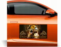Magnes na auto samochód reklama magnetyczna 60x30 cm DOŻYNKI parafialne