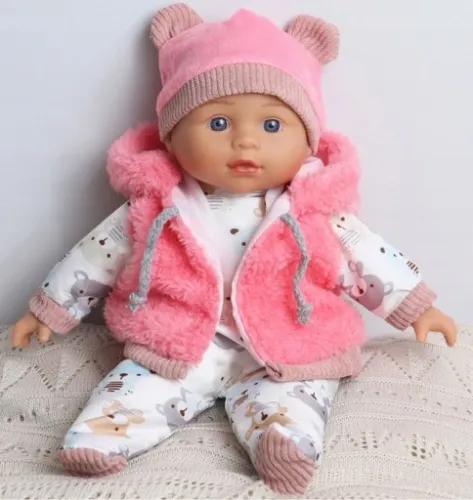 SMILY PLAY Lalka bobas jak żywa mówi interaktywna Prezent Dziecka Święta na Arena.pl