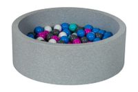 Suchy basen dla dziecka z piłeczkami 200szt DUŻY ZESTAW DO ZABAWY DOM OGRÓD