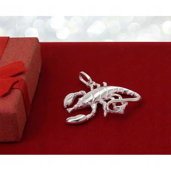 SREBRNY WISIOREK ZNAK ZODIAKU SKORPION SREBRO 925 zdjęcie 2