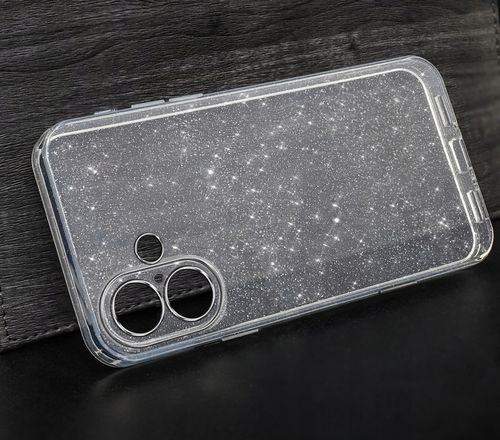 Etui do iPhone 16 SILIKONOWE BROKAT clear CASE + SZKŁO OCHRONNE 9H na Arena.pl