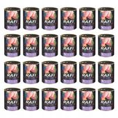 Zestaw karmy dla psa RAFI Królik 24x800 g