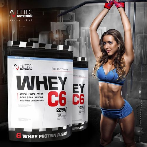 HI TEC Whey C-6- 1000 g BIAŁKO IZOLAT WPI WPH WPC na Arena.pl