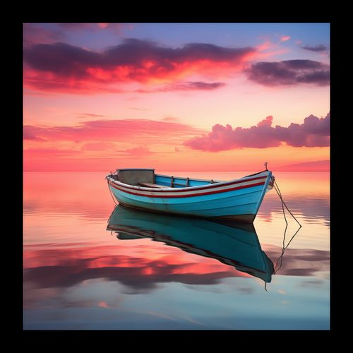 Plakat 20x20cm Spokój przed Połowem na Arena.pl