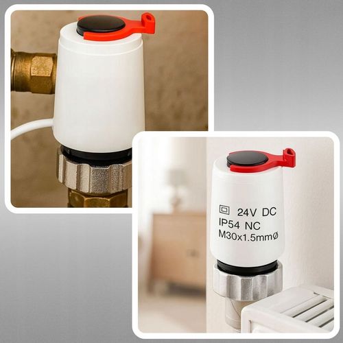 SIŁOWNIK TERMOELEKTRYCZNY DO ROZDZIELACZA ZAWORU M30 x 1.5 24V DC 2 na Arena.pl
