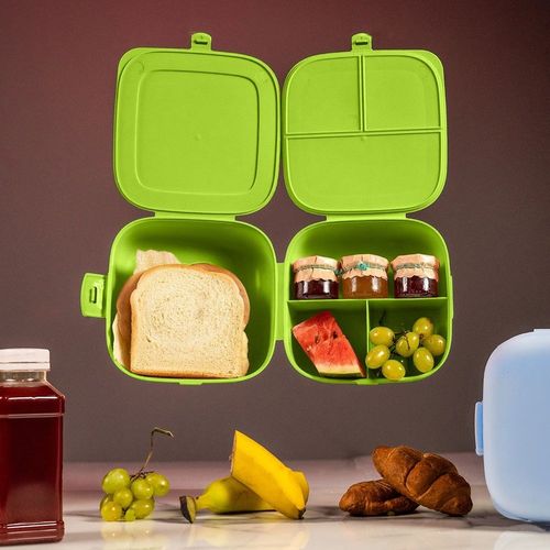 Pojemnik Śniadaniowy Śniadaniówka Lunchbox Dzielony Pudełko Obiad Duży XL na Arena.pl