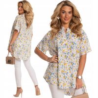 Świetna Wygodna Kobieca BLUZKA Koszula Plus Size Dużo Rozmiarów Kolorów