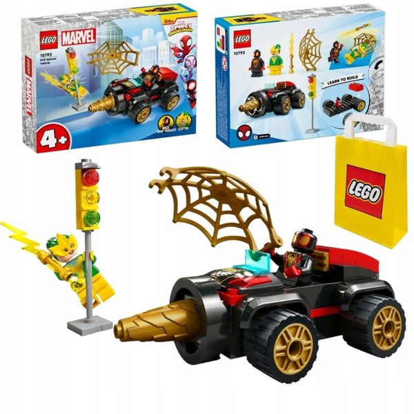 LEGO Marvel Spidey Super Kumple 10792 Pojazd Wiertłowy Samochód Auto Miles zdjęcie 1
