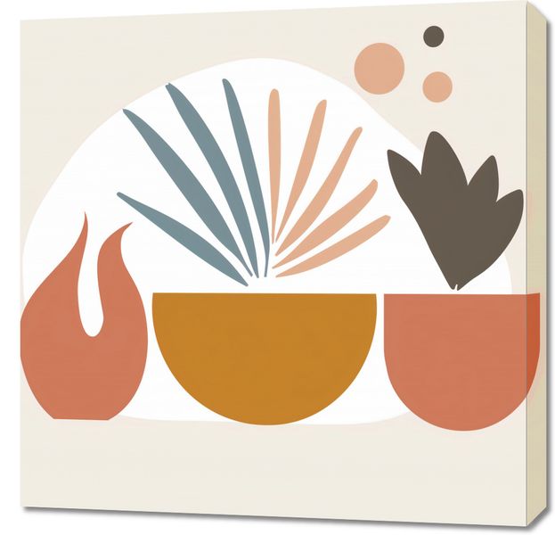Obraz 70x70cm Paleta Roślinna zdjęcie 1