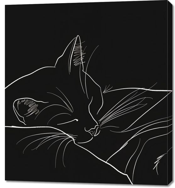 Obraz 90x100cm Nocny Spokój zdjęcie 1