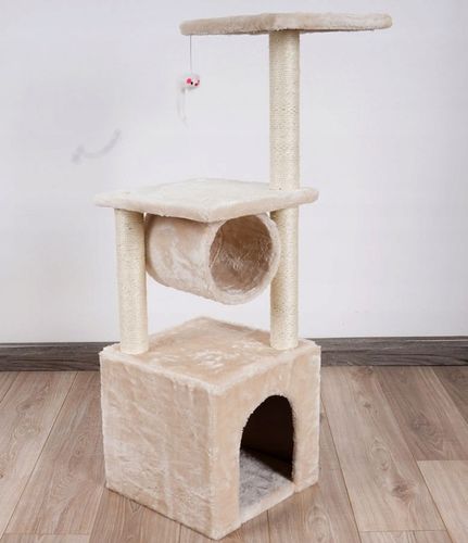 Drapak drzewko wieża dla kota duży domek budka legowisko słupek mysz walec na Arena.pl