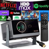 PROJEKTOR RZUTNIK EKRAN LED ANDROID Mirai Optics KINO DOMOWE HD 4K FULL HD