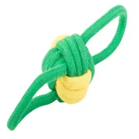 Zabawka dla psa gryzak szarpak sznur mocny długi na 19 cm z supłem