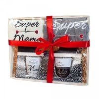 zestaw prezentowy super mama/ super tata kubek dziękuję ci mamo i tato