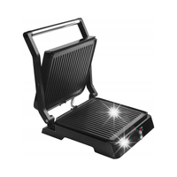MOCNY GRILL ELEKTRYCZNY 2400W KRAFT&DELE DO KANAPEK PANINI OPIEKACZ TOSTER