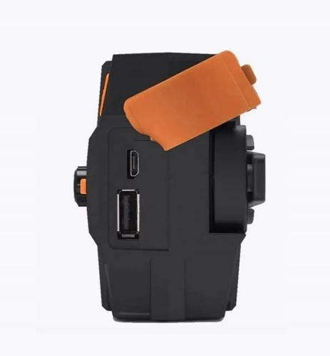 PRZENOŚNE RADIO SOLARNE KORBKA ALARM DYNAMO AWARYJNE LATARKA 4000mAh na Arena.pl