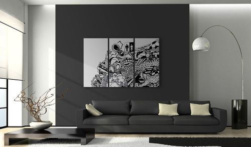 Obraz - Artistic mess - triptych Rozmiar - 60x40 na Arena.pl