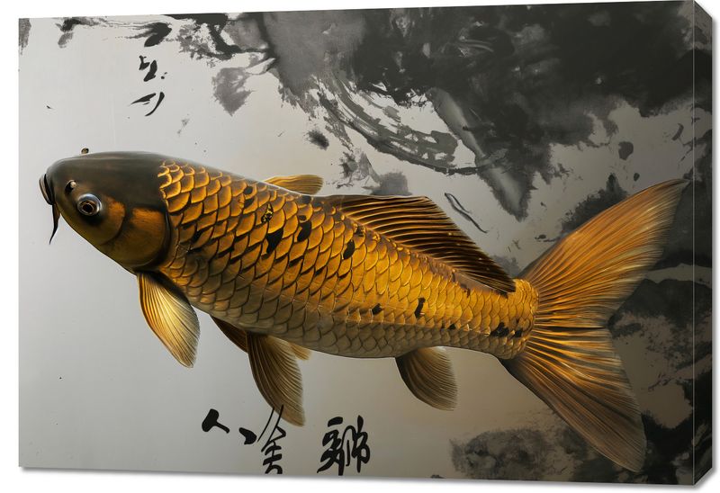 Obraz 100x70cm Spokojna Ryba Koi zdjęcie 1