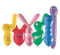 balon kształty mix 25szt 9676