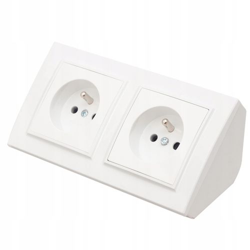 GNIAZDO PODWÓJNE MEBLOWE NAROŻNE KUCHENNE BLATOWE BIURKOWE WPUSZCZANE na Arena.pl