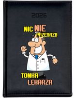 KALENDARZ A6 2026 TYGODNNIOWY PLANER z nadrukiem PREZENT DLA LEKARZA