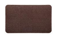 Wycieraczka tekstylna podgumowana 75 x 45 cm brązowy melanż wypukły wzór