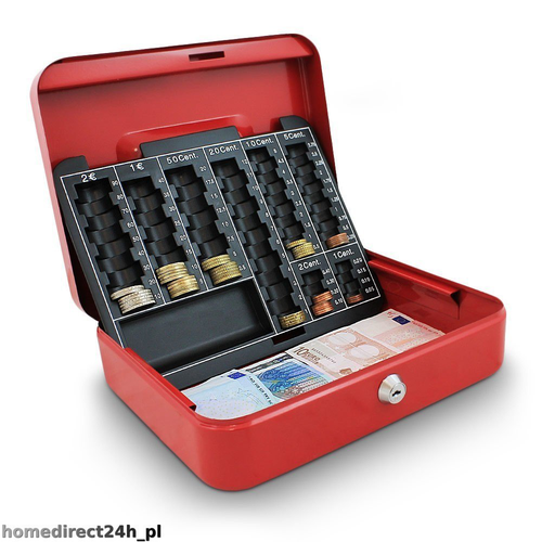 Kasetka 25cm do bilonu (czerwony) na Arena.pl