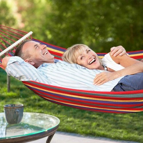 HAMAK OGRODOWY XXXL 290x160CM Z DRĄŻKIEM + TORBA na Arena.pl