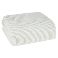 Miękki koc waflowy jednolity KAMBER 70X160 kremowy