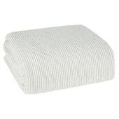 Miękki koc waflowy jednolity KAMBER 70X160 kremowy