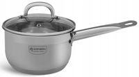 RODNEL ZE STALI NIERDZEWNEJ NA GAZ INDUKCJE Rondel Z POKRYWKĄ 16cm 1,9L