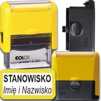COLOP C20 Pieczątka do 4 wersów FIRMOWA LEKARSKA IMIENNA BIUROWA - kolory