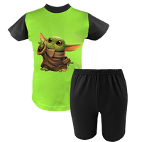 Krótka Piżama dziecięca Baby Yoda