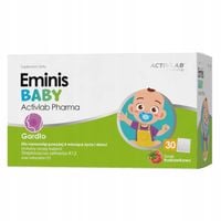 Eminis BABY 30 saszetek Activlab, Truskawka Flora bakteryjna Gardło Nos