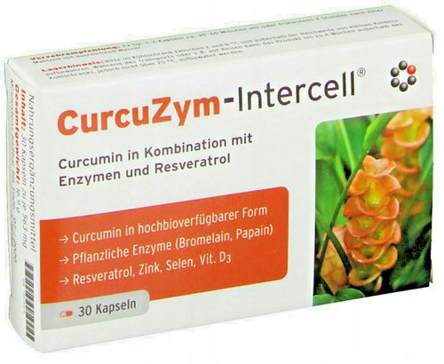 CURCUZYM-INTERCELL KURKUMINA CURCUMA 30 KAPS na Arena.pl