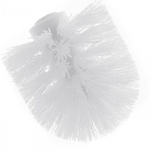 Uniwersalny zestaw zapasowej szczotki toaletowej z 2 główkami do WC biały na Arena.pl