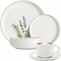 2 x KOMPLET PORCELANA ZESTAW SERWIS OBIADOWY TALERZE 34el 6 OSÓB WZÓR ARTEN