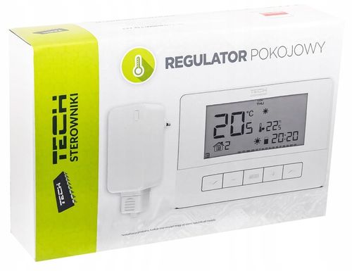 STEROWNIK REGULATOR TERMOSTAT POKOJOWY T-4.2 BEZPRZEWODOWY TYGODNIOWY TECH na Arena.pl