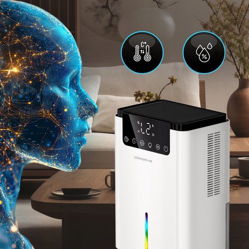 Cichy Pochłaniacz Wilgoci XXL Osuszacz Powietrza LUXE 2000ML LED+UV do domu na Arena.pl