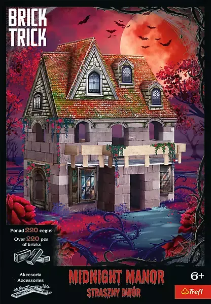 Brick Trick Halloween. Dwór O Północy. Klocki Ceramiczne zdjęcie 1