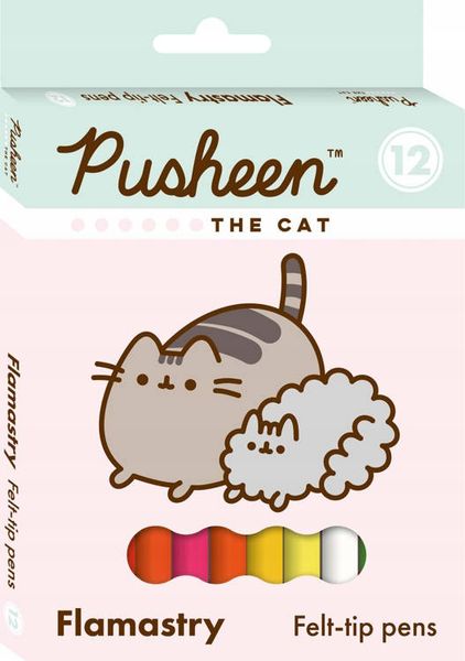 FLAMASTRY 12 KOL PUSHEEN A'10 7986 zdjęcie 1